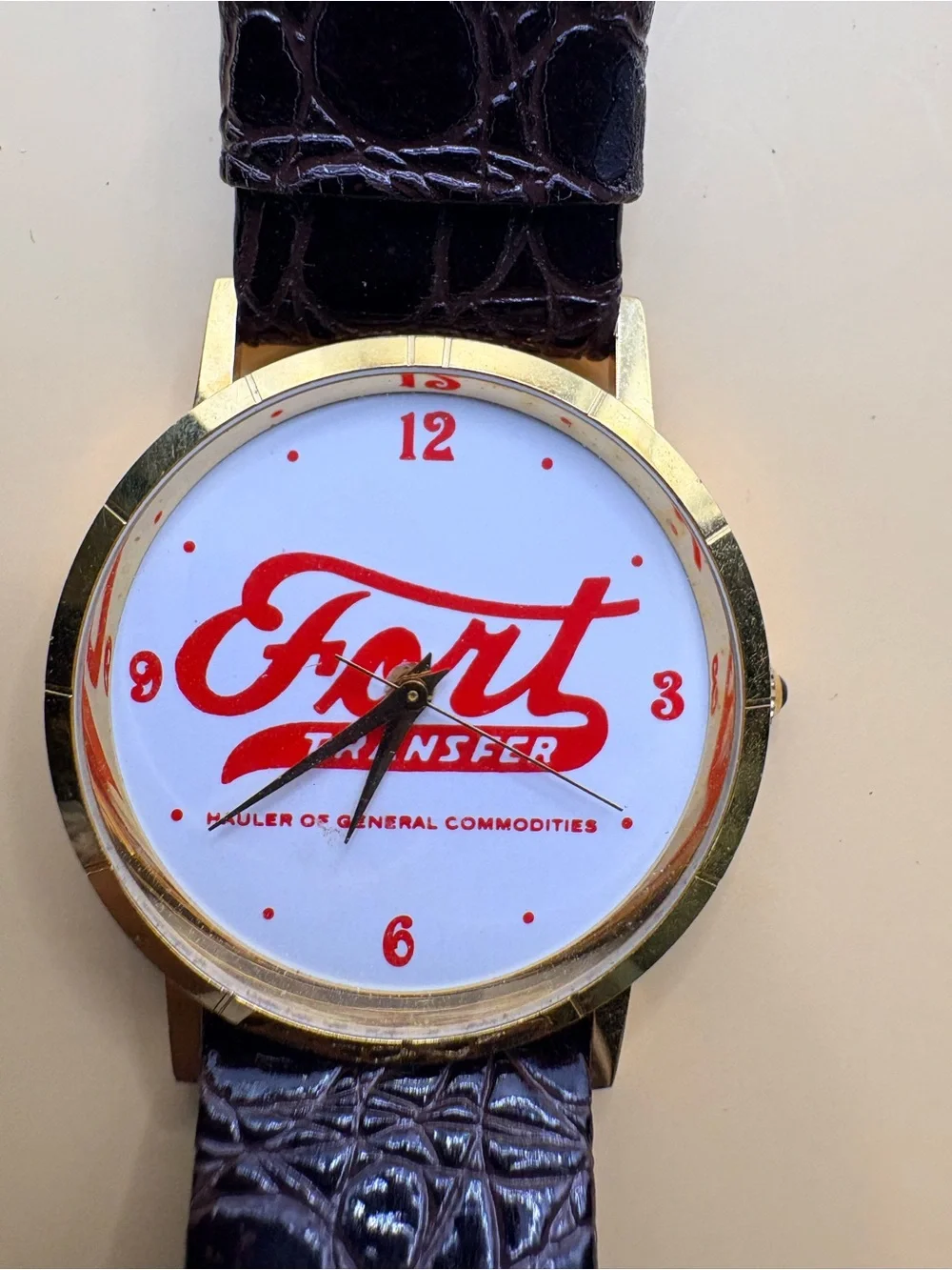 COLLECTORS ITEM Wristwatch VINTAGE PROMOTIONAL WATCH.  NEW BATTERY.